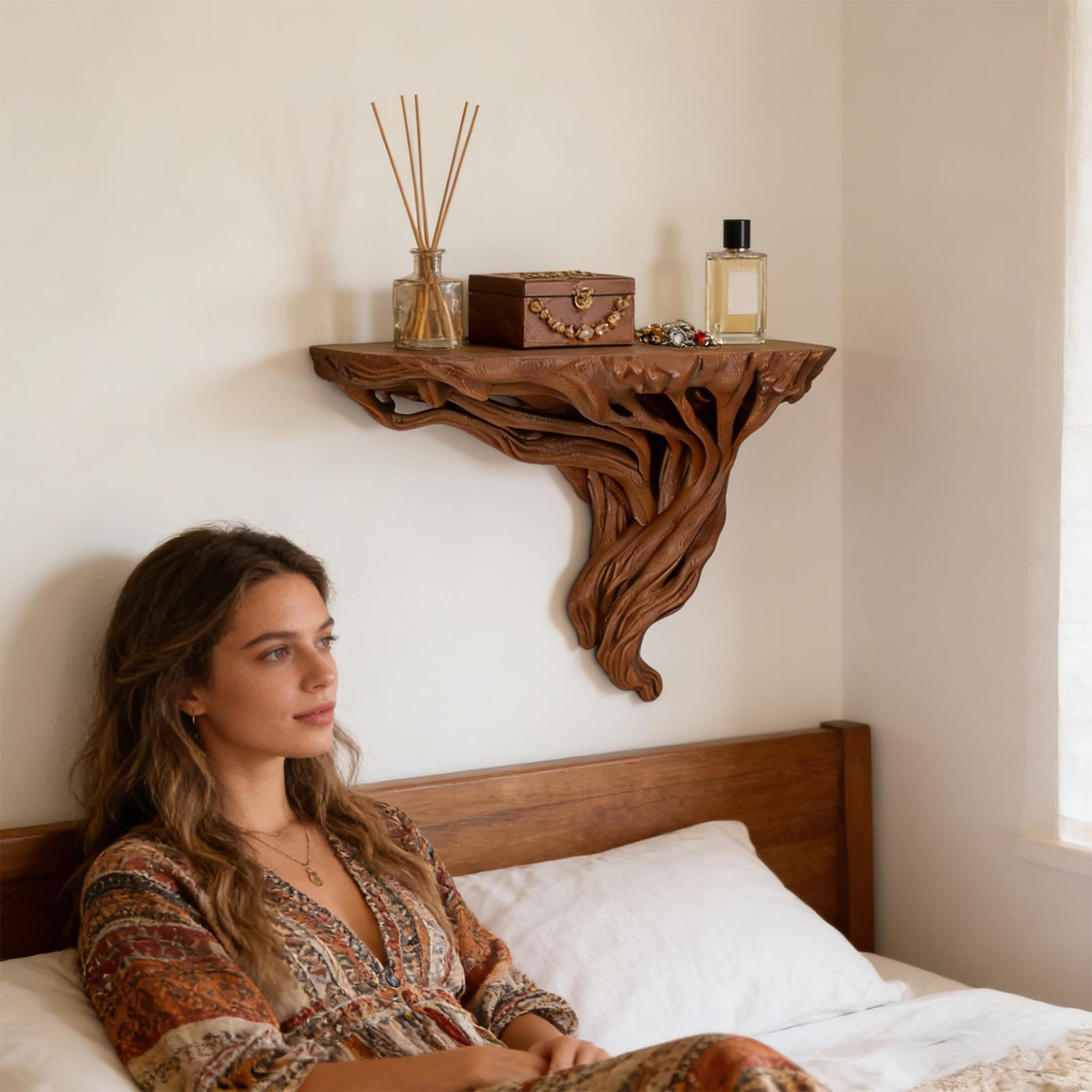Tree Root Shaped Shelf Wall Ra - Home Bar Shelf recension och pris