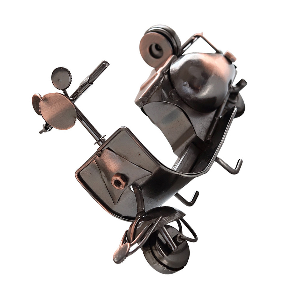 Retro Iron Motorcycle Sculptur - Home Bar Shelf recension och pris