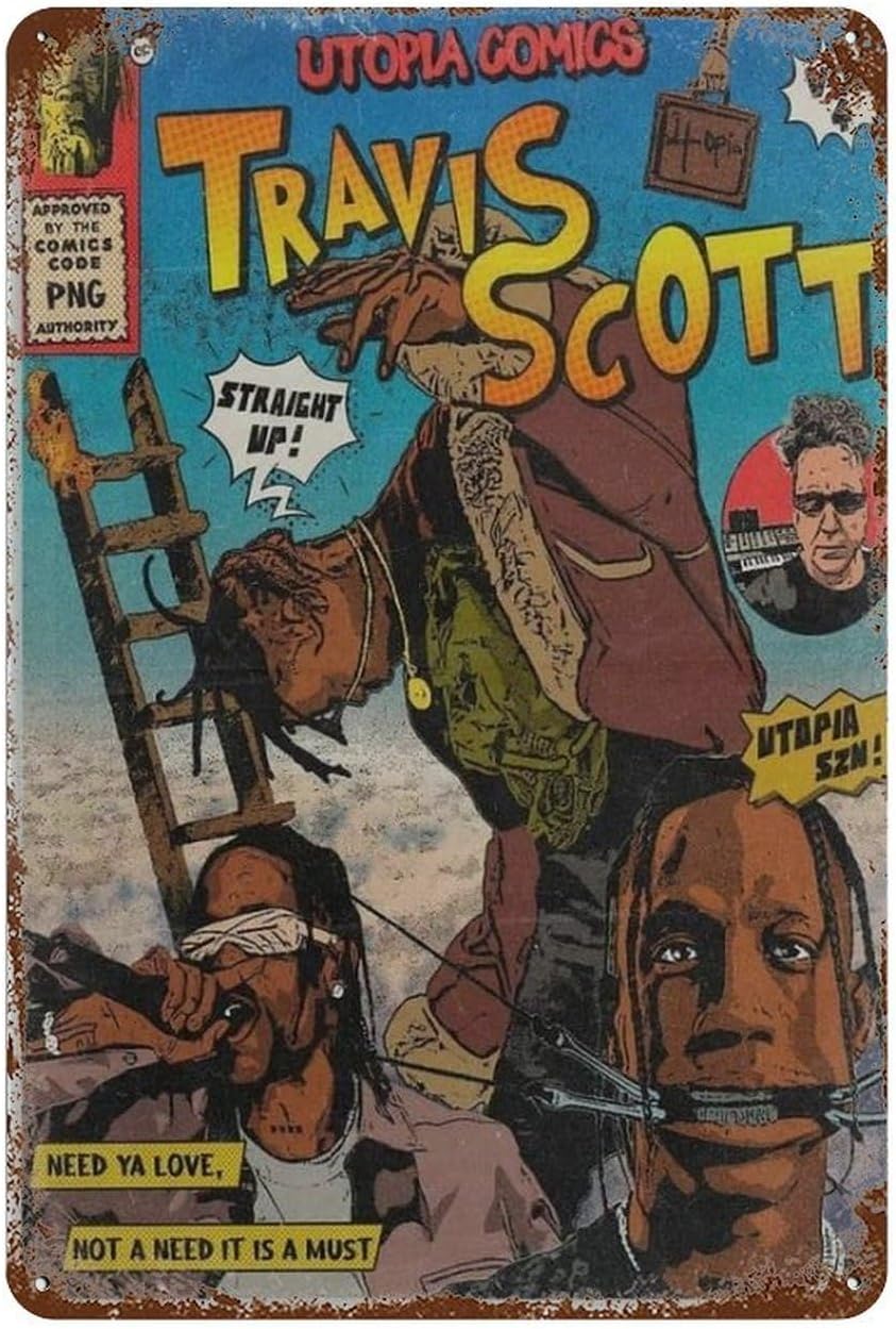 Travis-Scott Posters Vintage B - Home Bar Shelf recension och pris