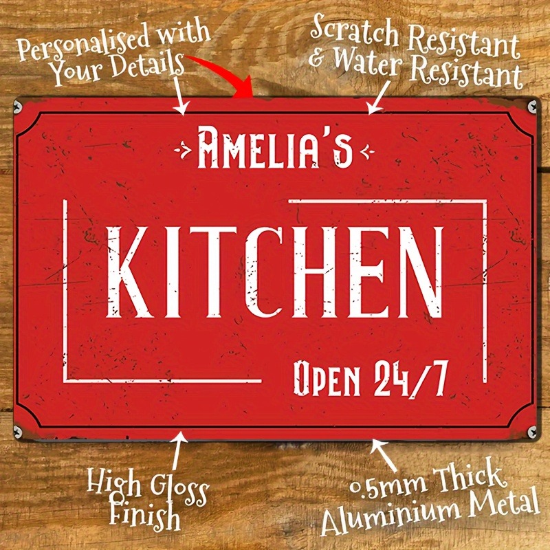 CIFbuy Customizable Kitchen Me - Home Bar Signs recension och pris