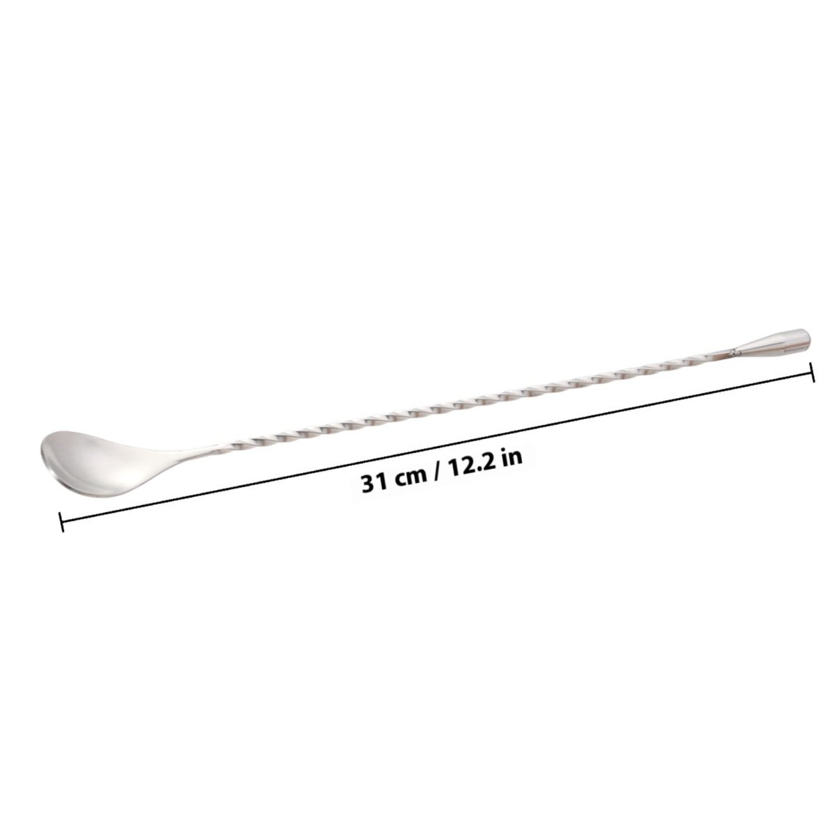 31cm Stainless Steel Cocktail  - Bar Spoon Twisted recension och pris