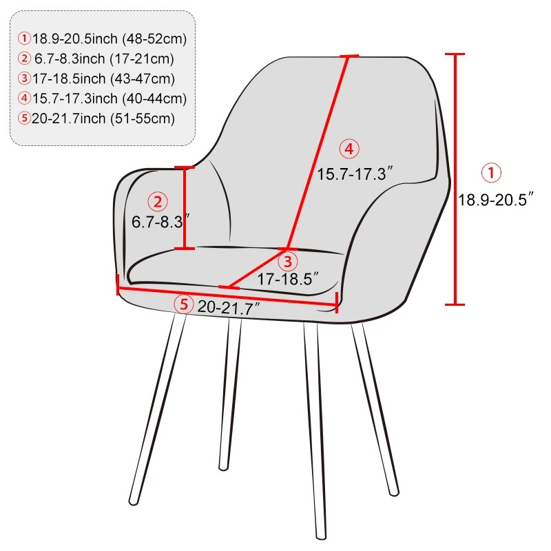 1/4/6pcs Elastic Polar Fleece  - Home Bar Seating recension och pris