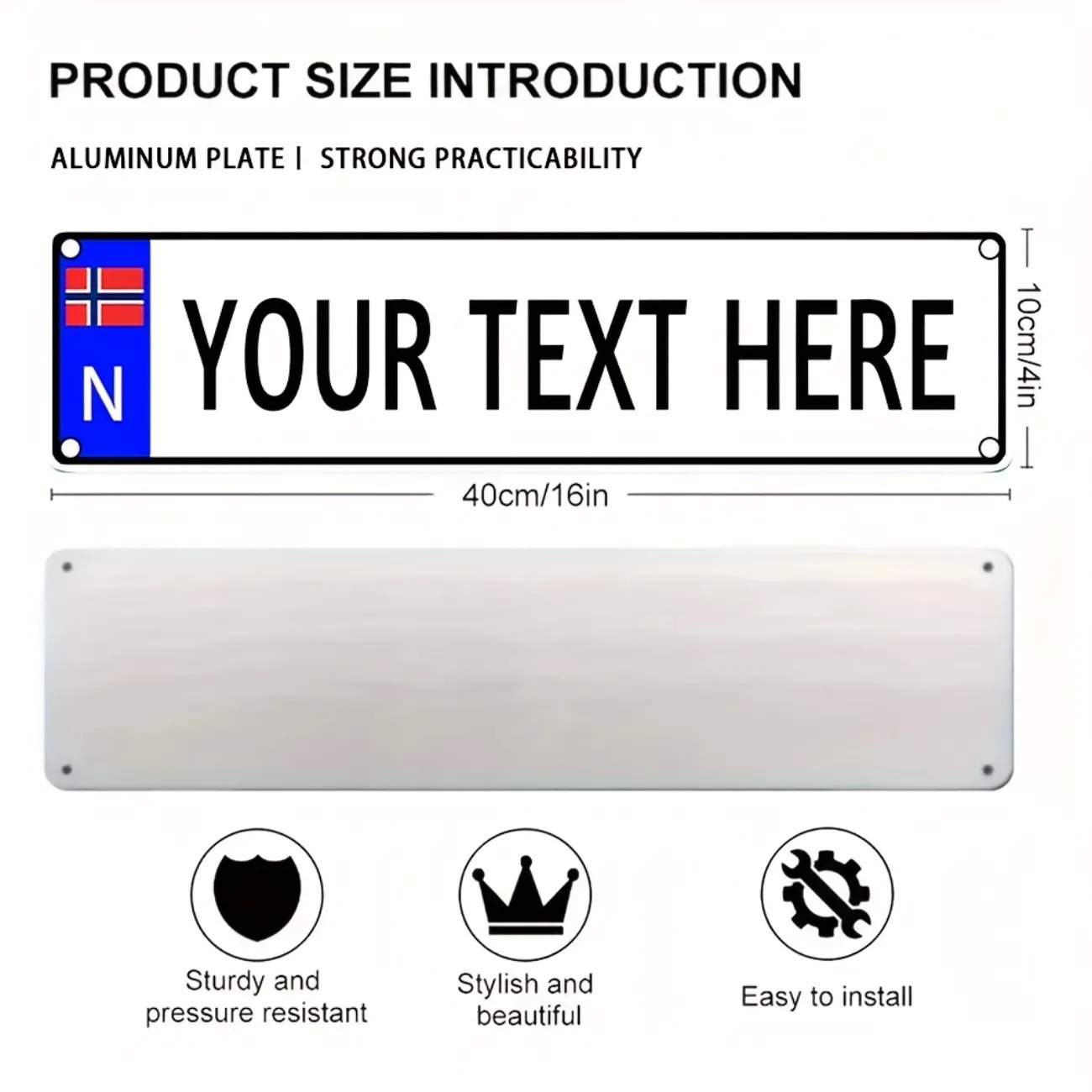 Custom Text Norwegian Vintage  - Home Bar Signs recension och pris