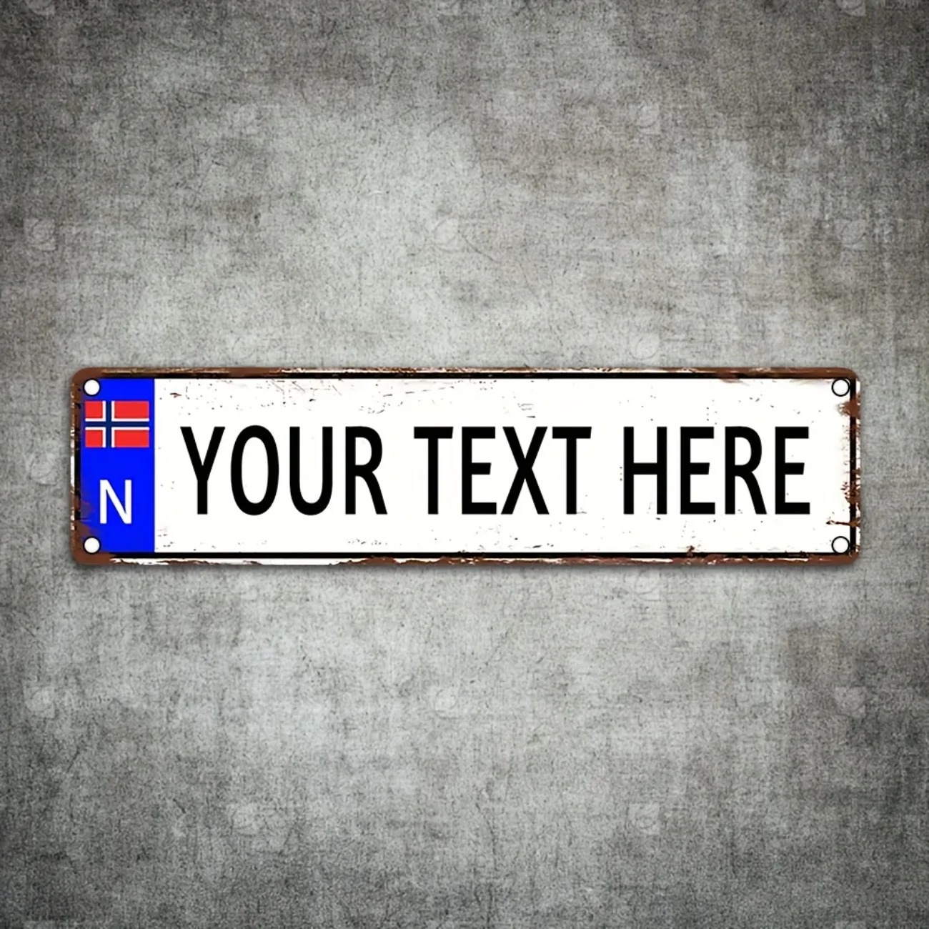 Custom Text Norwegian Vintage  - Home Bar Signs recension och pris