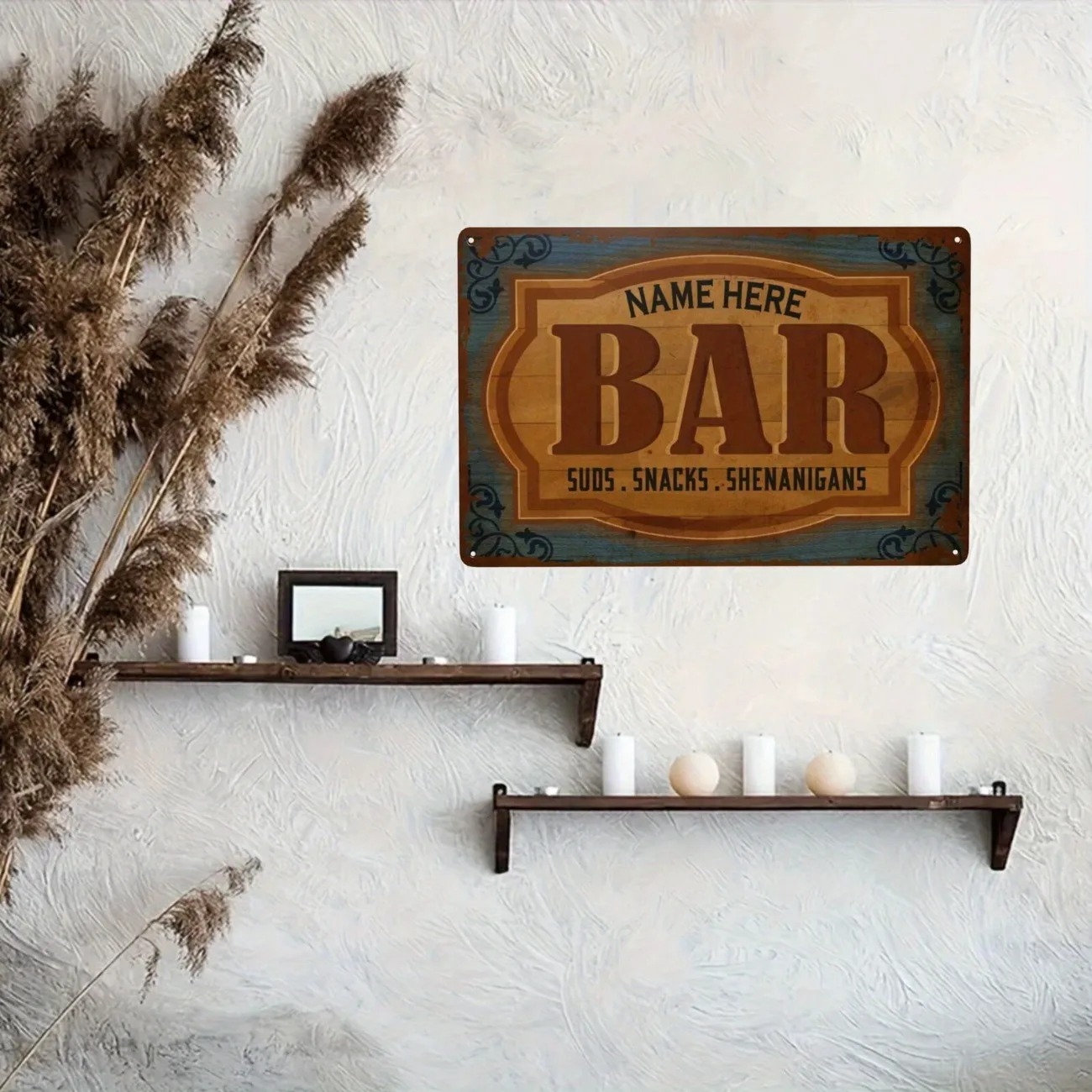 CIFbuy 2D Flat Metal Sign, Cus - Home Bar Signs recension och pris