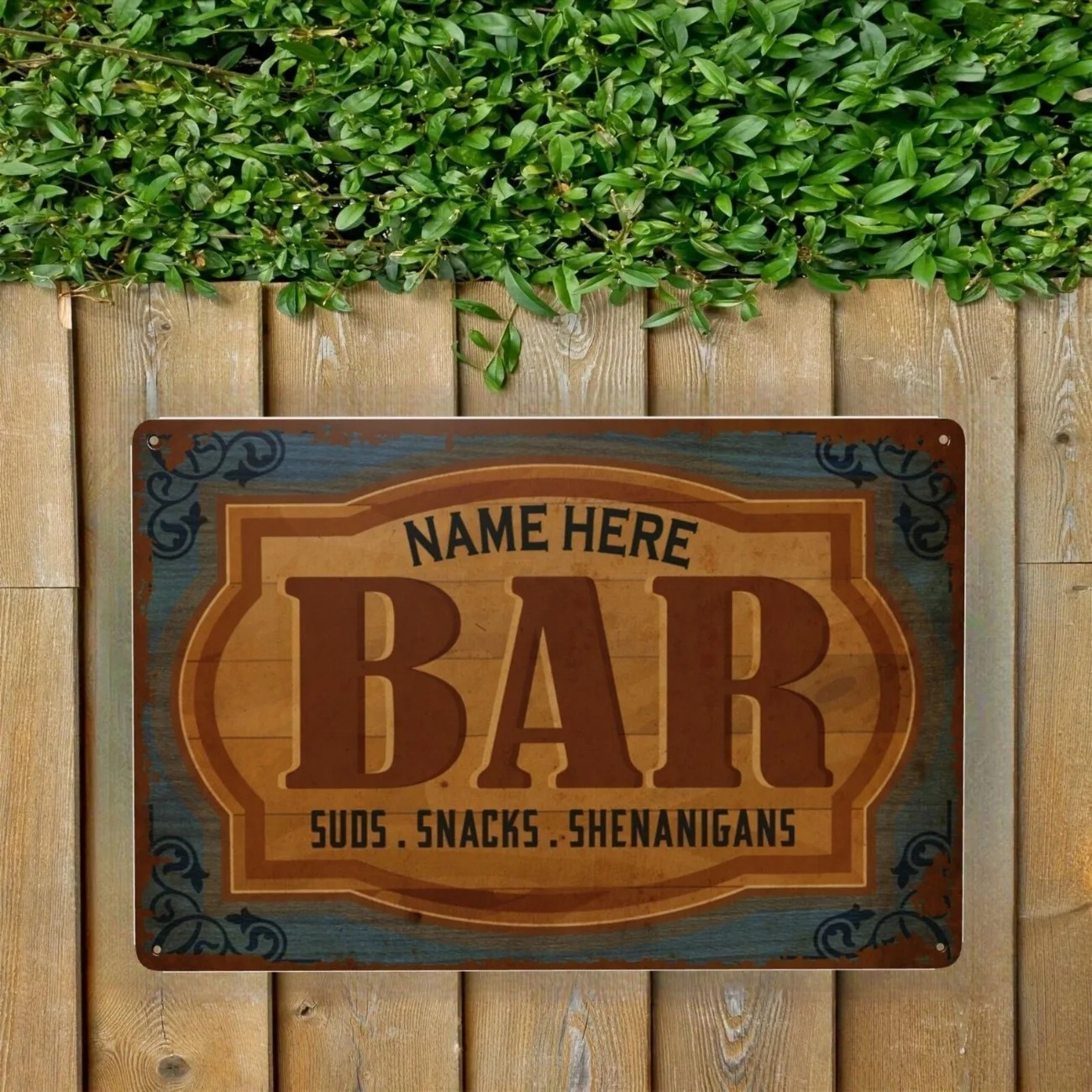 CIFbuy 2D Flat Metal Sign, Cus - Home Bar Signs recension och pris